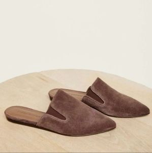 Jenni Kayne | Suede Mule In Expresso Size 37
